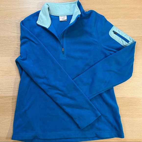 Cobalt Blue Quarter Zip Fleece - Picture 2 of 6